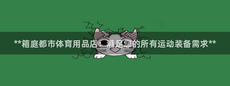 欧陆是什么平台:**箱庭都市体育用品店:满足您的所有运动装备